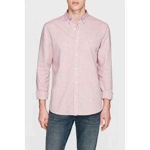Mavi Fitted Logo LS Oxford Shirt